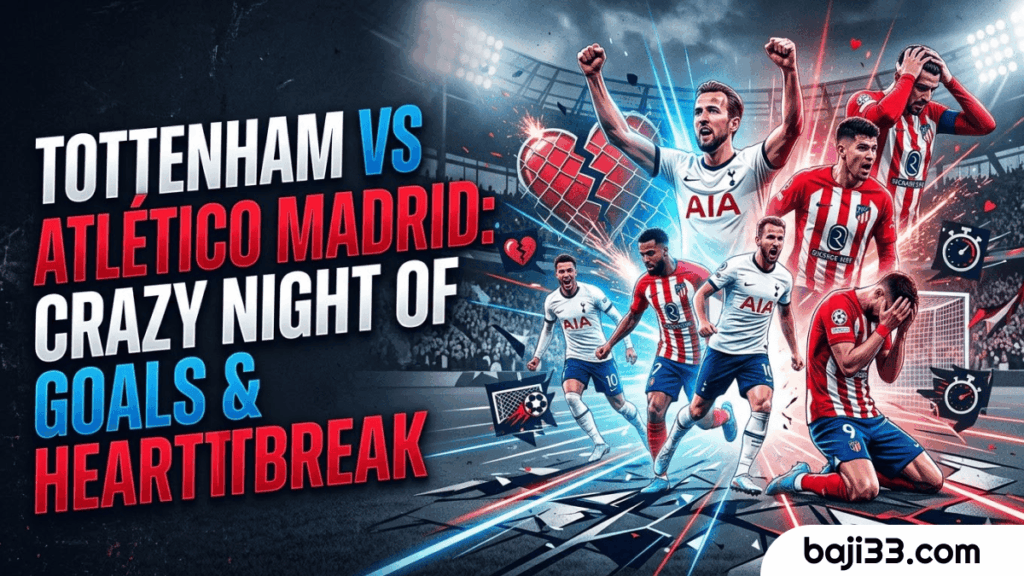 Tottenham vs Atlético Madrid : A Crazy Night of Goals and Heartbreak
