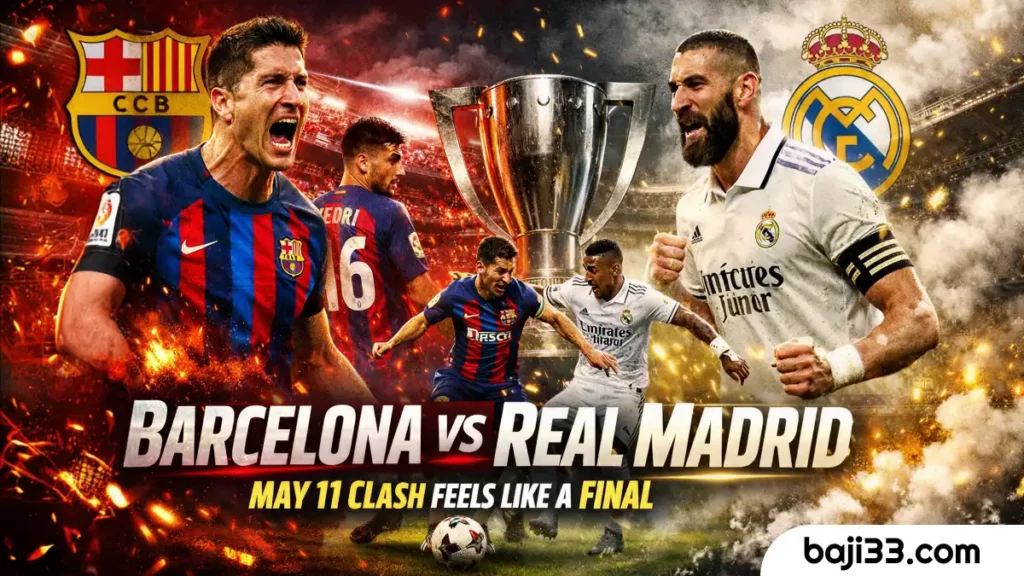 Barcelona vs. Real Madrid : Why the May 11 Clash at Camp Nou is a League Final